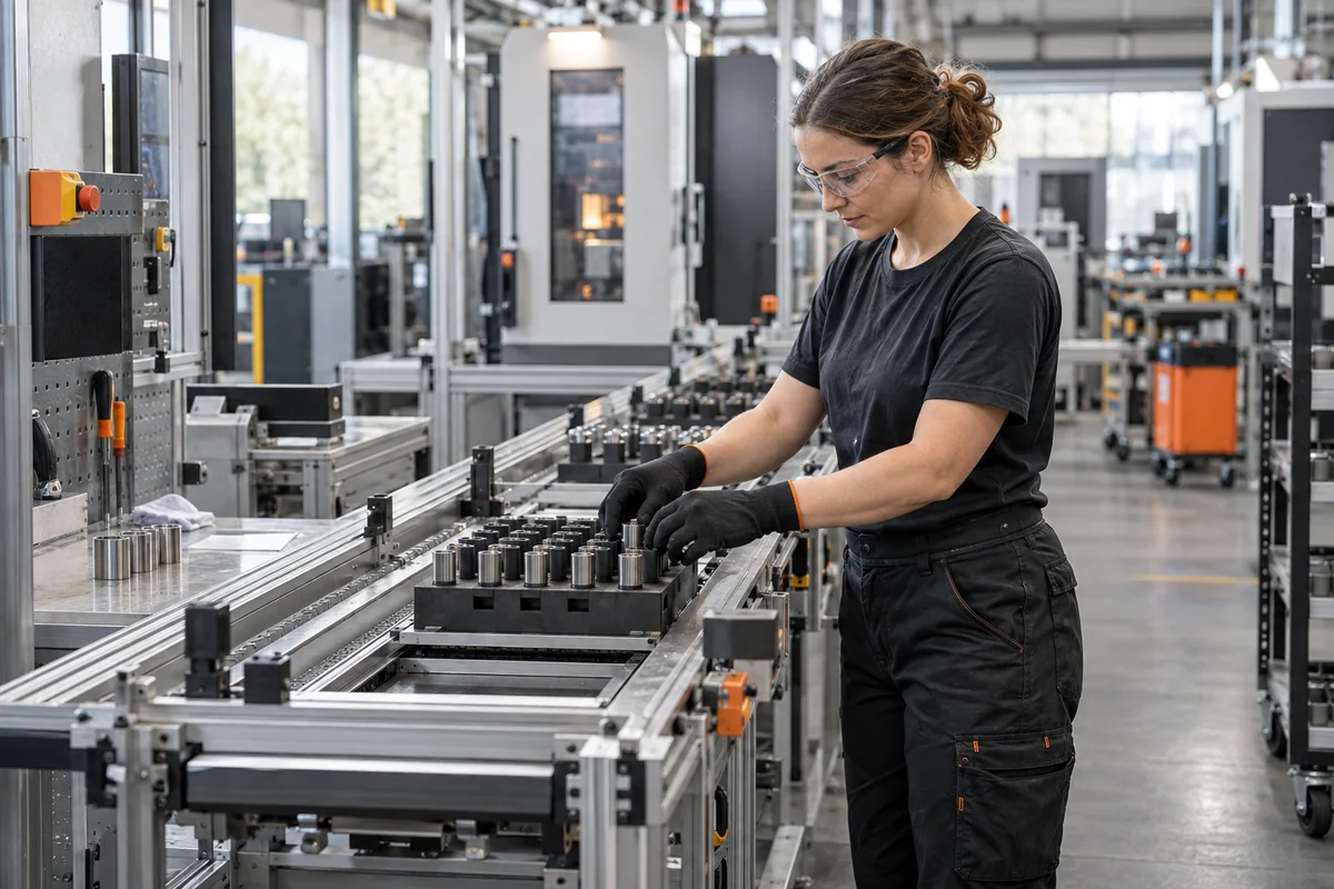 Gedruckte Betriebsmittel in einer industriellen Fertigung