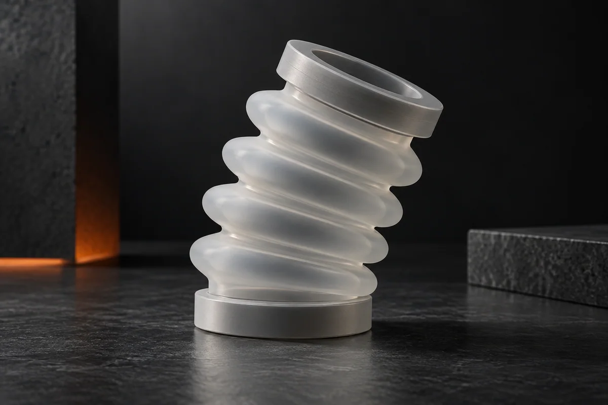 Weicher Elastic-Resin-Balg als Funktionsmuster