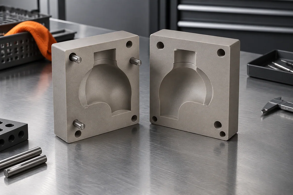 High-Temperature-Resin-Formeinsatz als Versuchsmuster