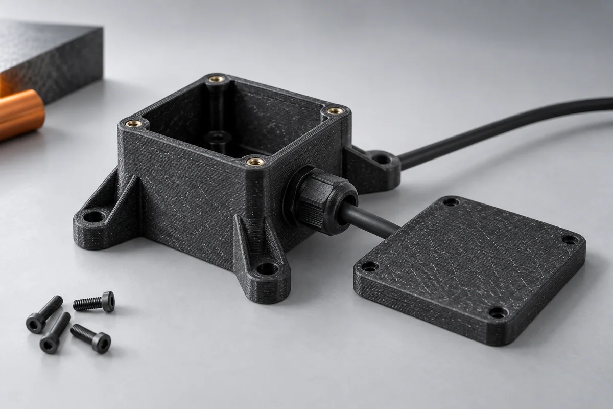 PETG-CF-Gehäuse für einen Sensor