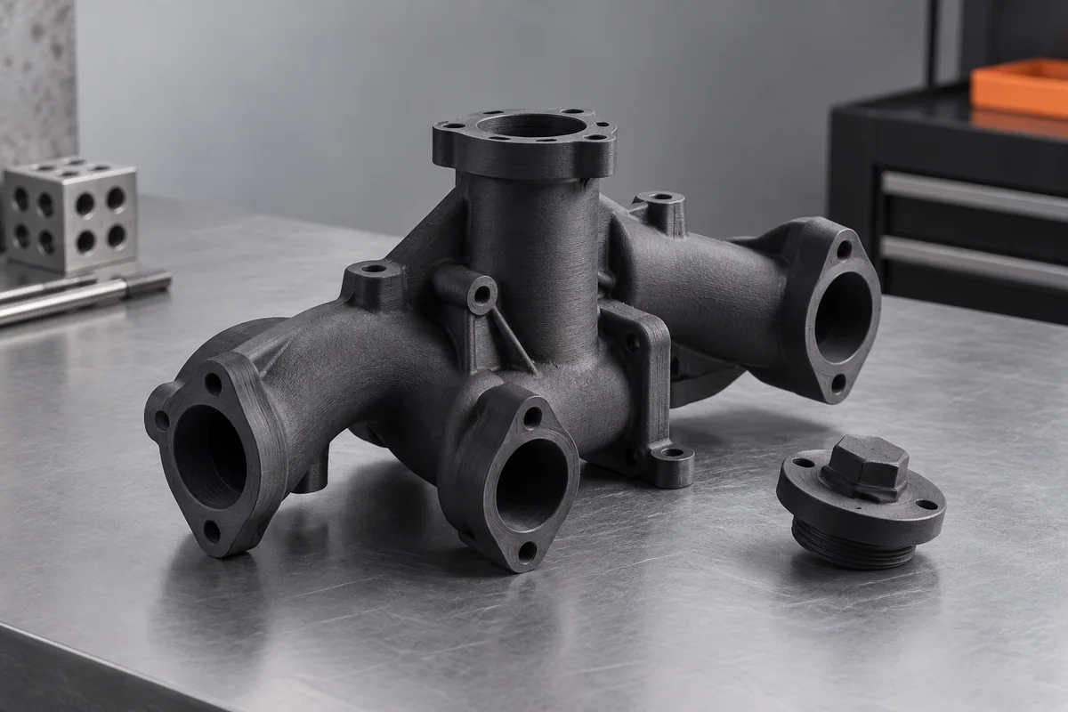 PPS-Ventilblock als technisches Funktionsmuster