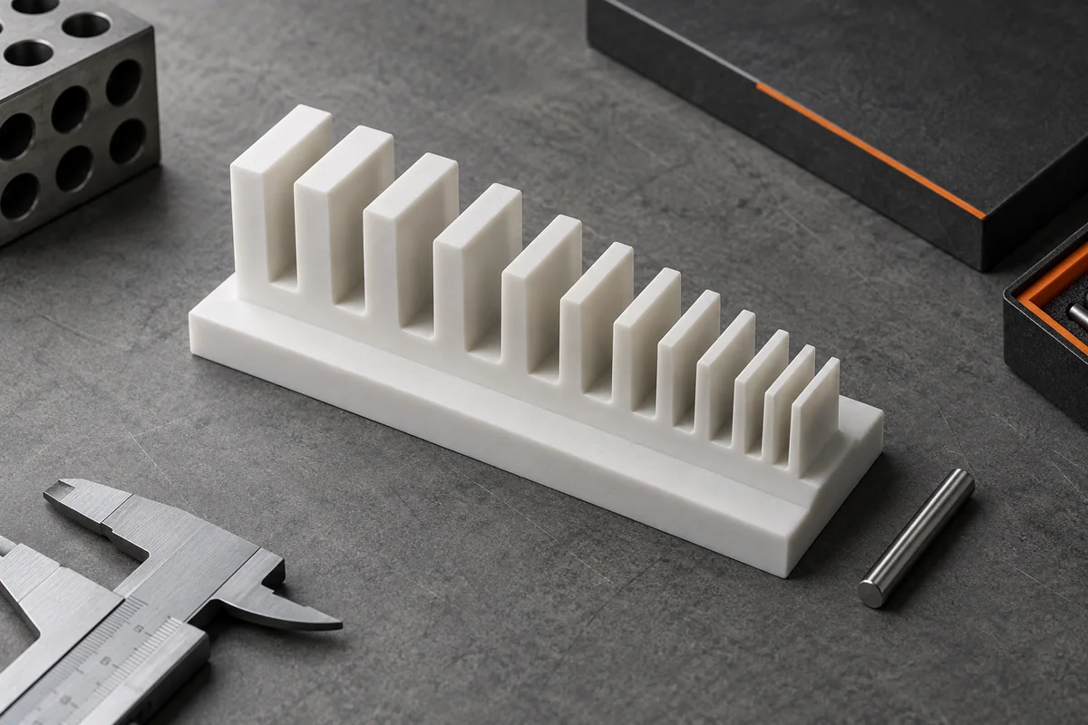 Rigid-Resin-Prüflehre mit präzisen Aussparungen